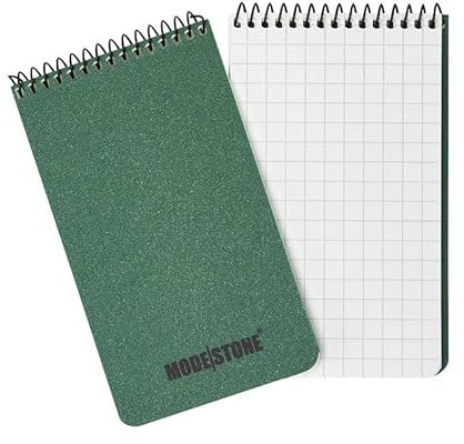 geo-versand Modestone wasserfester Notitzblock Logbuch Steinpapier Geocaching Notebook