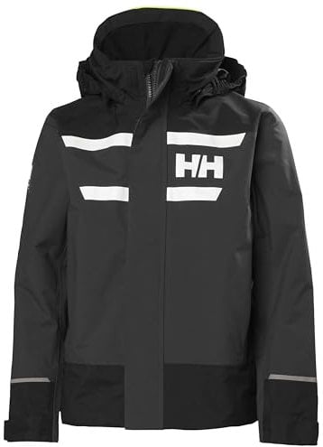 Helly Hansen Jr Salt Port 2.0 Jacket Ebony Junior Unisex 16