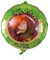 P' Clown Robin Hood Deko-Zubehör – offizielles Lizenzprodukt – für Dekoration für Kindergeburtstag, Karneval, Kostümpartys (Folienballon – Robin – Ø 40 cm)