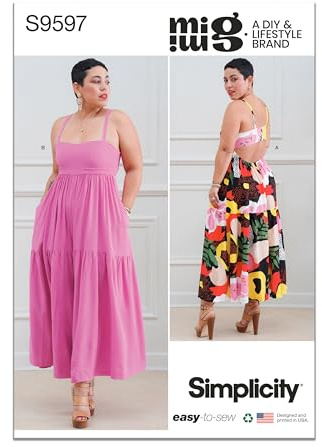 Simplicity SS9597U5 Misses Dress U5 (16-18-20-22-24)