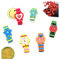 Toyvian 4 Stücke Holz Armbanduhren Kleinkind Armband Kinder Armbanduhr Spielzeug Holzuhr Modell Spielzeug Armbanduhr