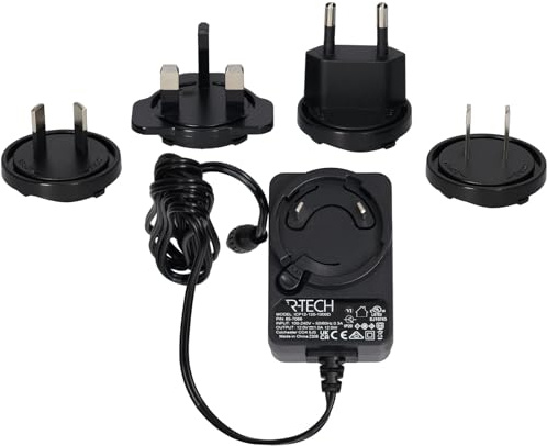 R-TECH 857066 AC/DC Adapter 12vdc 1amp Multi Head