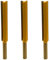 Rennie Tools - 3pcs 1/2 Cutting Diameter x 8mm Shank x 76mm Flute Extra Long TCT Tipped 2 Flute Straight Router Kitchen Worktop Cutter Bit. Compatible With Makita Bosch Trend Katsu Dewalt Router Etc