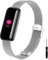 Ersatzarmband für Fitbit Luxe Armband für Damen/Herren, Fitbit Luxe Ersatz Edelstahl Metall Armband Kompatibel mit Fitbit Luxe Armband (Silber)