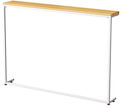 Mesa Auxiliares de Detrás Del Sofá, Mesa Alta Mesas Laterales De Sofá Muy Estrechas, Mesa Auxiliar De Madera Mesa De Consola Simple Mesa De Entrada De Metal Alta Para Cocina(Size:120*20*100CM,Color:A)