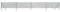 vidaXL Galvanized Steel Chain Link Fence with PVC Coating - Green, Resistant to UV Rays, Rust and Wear, Versatile Barrier/Animal Enclosure - 1.1x10m