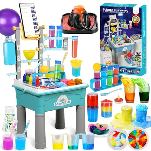 270+ Experimente Für Kinder Ab 4-10 Jahre, Chemiebaukasten Experimentierkasten Mit Kristalle Züchten, Ausgrabungsset, Vulkan Spielzeug, Geschenk Kinder Jungen Und Mädchen