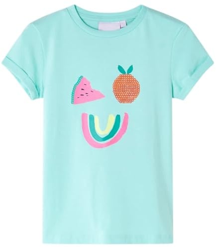 vidaXL Kinder T-Shirt Kinder T-Shirts Kinder Kurzarm-T-Shirt