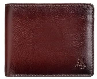 VISCONTI Geldbörse Herren Leder Portemonnaie mit RFID Schutz mit Tap'n'Go Fach Echtleder Geldbeutel Groß für Männer mit Münzfach l Portmonee Brieftasche Wallet mit Geschenk-Box - Braun