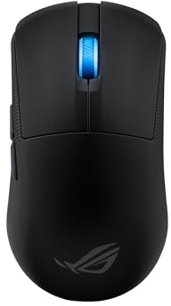 ASUS ROG Harpe Ace Mini Souris de Jeu sans Fil 49 g, légère, capteur Optique AimPoint Pro 42K, Micro interrupteurs optiques, amplificateur de taux de sondage ROG, Sports électroniques et Jeux
