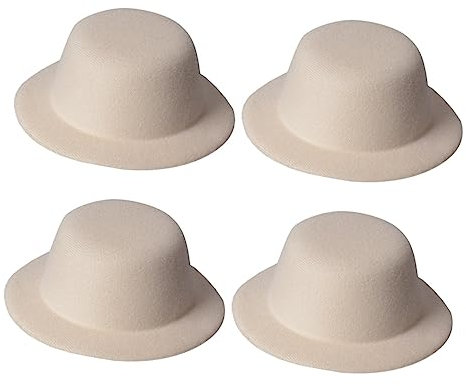 Alasum 4stücke Kleine Hüte Für Bastelprojekte Bezaubernde Haarclips Und Kopfbedeckungen Für Kreative Handarbeiten Für Hochzeiten Und Festliche Anlässe