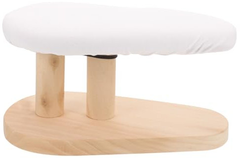 ANDRESLAD Tabla De Planchar Multidimensional De Madera Curva, Taburete Redondo Almohadilla para Planchado De Mangas, Resistente Al Calor, Práctica para Hogar y Costura