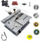 VoOqo Mini Table Saw Cutting, 150W Electric Table Saw, Portable Table Saw, Speed & Angle Adjustable 35MM Cutting Depth with Blade Flexible Shaft and More Accessories for Wood Plastic Acrylic Cutting