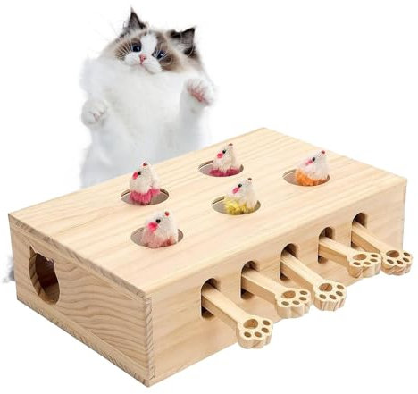 Aufpopp- Und Spiel-Jagd- Und Such-Katzenspielzeug Pop-Play-Spielzeug mit