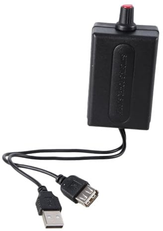 bnsggl USB Fan Stepless Speed Controller Regulator With Switches Speed Module 5V-30V USB Desktop Fan Speed Regulator With Knob