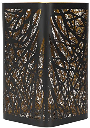 Fashion Iron Art Lamp Shade with Hollow Tree Pattern, Removable Light Shade for E27 E26 Lamp Holder, Decoration for Dining Room Corridor Entrance