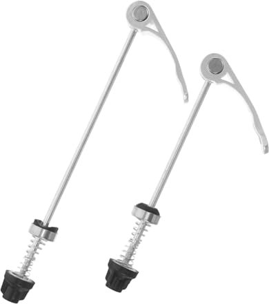 Sosoport 2pcs Mountain Bike Wheel Hubs Quick Release Skewers Bike Accessories Front and Rear Mount No Tools Needed Performance Tested