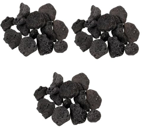 Milisten 3packungen Vulkansteine Für Aquarien Und Garten Natürliche Lavasteine Dekoration Für Pflanzen Fische Wasserfeatures Und Terrarien