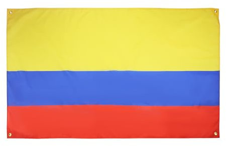 AZ FLAG Bandera Colombia 150x90 cm con 4 ojales, Pabellón Colombiano para balcón o pared