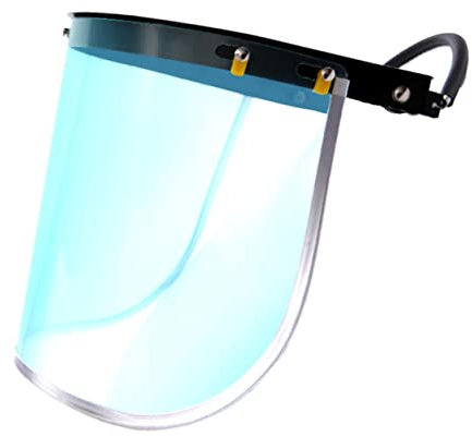 SHINEOFI 1 Stück Schutzvisier für Helme Spritzschutz Gesichtsmaske Kompatibel mit Verschiedenen Sicherheitshelmen Schützt Öl Metallspänen und Anderen Gefahren