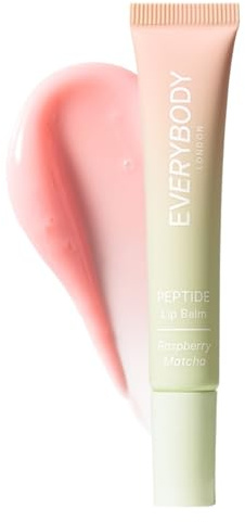 EVERYBODY LONDON Peptide Lip Balm Lavender Matcha, Feuchtigkeitsspendende Lippenlotion mit Peptiden und Matcha, Raspberry Matcha