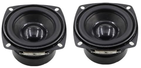 Yoiimiya HiFi Home Sound Theater 2pcs Subwoofer Stoper 78mm 4ohm 15w 3 Pollici Convex cap Convex Woofer per Scaffali Fai -da -Te Altoparlanti