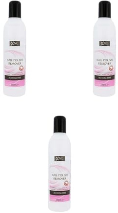 Bizzal XNC Acetone Free Nail Polish Remover, Professional Strength, 250ml Bottles, Pack of 3