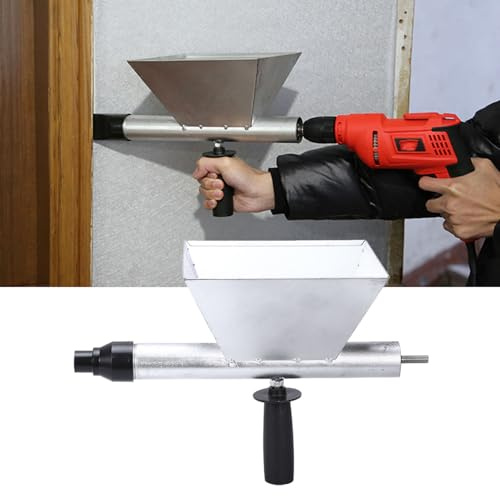 Kelawoly Electric Mortar Grout Gun, Portable Cement Grouting Machine with Metal Body and 4 Nozzles for Tile Grouting Concrete Injection and Wall Repair