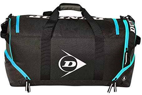 Dunlop Tennistasche Performance Holdall 2017, Schwarz-Blau, Holdadll, 817227