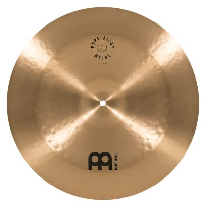 Meinl Cymbals Pure Alloy China 18 Zoll (Video) Schlagzeug Becken (45,72cm) Pure Alloy Bronze, Traditionelles Finish (PA18CH)