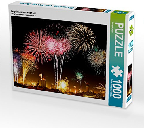 CALVENDO Puzzle Leipzig Jahreswechsel 1000 Teile Puzzle quer | 1000 Teile Lege-Größe 64 x 48 cm Foto-Puzzle für glückliche Stunden