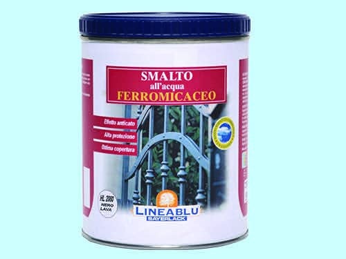 SAYERLACK Smalto all’Acqua FERROMICACEO HL 2082 GIGIO Grafite Linea Blu