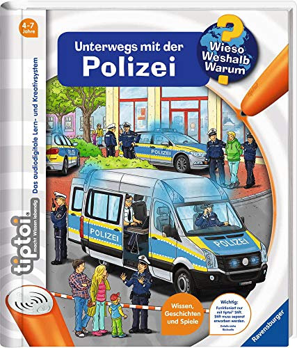 Ravensburger tiptoi Wieso? Weshalb? Warum? Unterwegs mit der Polizei Lernbuch