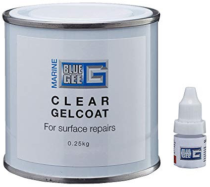 BlueGee Gelcoat & Katalysator - Durchsichtig - 0,25 Kg