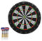 MorNon Darts Set Profi Dartscheibe Dartpfeile Dartboard Dart Sisal Scheibe 6 Dartpfeile mit Dart Tafel