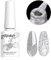 Vishine- Esmalte de uñas de gel semipermanente (10 ml, LED, brillante), color plateado