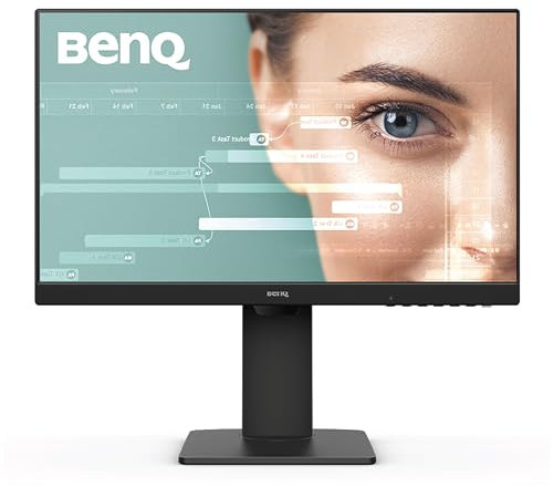 BenQ GW2485TC Office Monitor 24 1080p | Coding Mode | IPS | Eye-Care Tech | Adaptive Brightness | Height and Tilt screen | Speakers | Noice-Cancelling Mic | Daisy Chain | DisplayPort | HDMI | USB-C