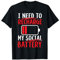 Ladefunktion für soziale Batterien T-Shirt