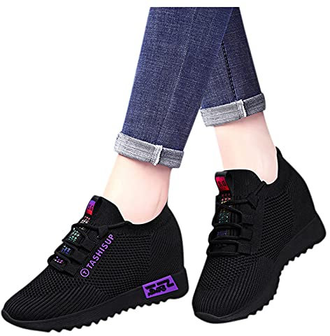 Turnschuhe Mädchen 35 Damen Plateau Sneaker Fashion Freizeitschuhe Atmungsaktiv Outdoor Bequem Sportschuhe Schuhe Laufschuhe Damenschuhe Freizeitschuhe Joggingschuhe Sportschuhe Sneaker