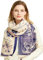 Schals für Frauen Pashmina Seidenschal Wrap für Abendkleid Winter Dicker warmer Strickschal Decke Open Front Poncho Umhang, Blume B lila, Regulär