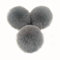 10 STK 6cm Pompons Kunstfell Kaninchenfell Fellbommel,Kunstpelz Pom Pom Ball Plüschbälle Bommeln für DIY Handwerk Mützen Anhänger Dekoration Damen Mädchen Taschenanhänger Schlüsselanhänger,Dunkelgrau