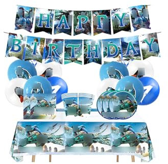 Geburtstag Deko Deko Geburtstag Avatar Geburtstag Luftballons Geburtstag Girlande Party Geschirrset Party Geschirr Party Tischdeko