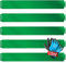KESSER® Rasenkante Beeteinfassung Beetumrandung + Handschuhe 45m 100x14cm Beetbegrenzung Rasenbleche Mähkante Metall Palisade Grün