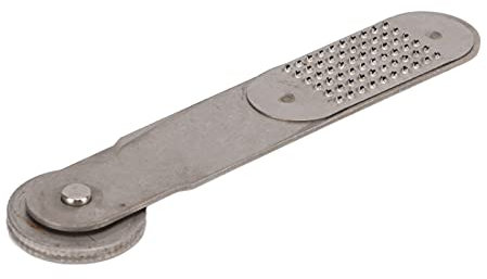 Lima para Rallador de Parches de Neumáticos, Barra de Palanca de Acero Duradero Resistente a la Oxidación, Función de Dos Lados, Acero Inoxidable para Reparación de Neumáticos de Bicicletas para