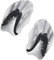 1 Paio di Pagaia da Nuoto Paddle Nuoto Piscina Pale da Mano da Nuoto con Cinghie Regolabili per Adulti Bambini Adolescenti Unisex (Grigio)