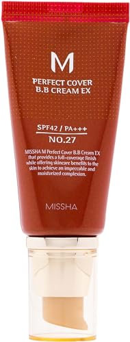 MISSHA M Perfect Cover BB Creme SPF42 / PA +++ (Nr. 27 Honigbeige), 50 ml