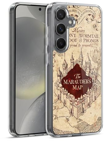 Head Case Designs Offizielle Harry Potter The Marauder's Map Prisoner of Azkaban II Gelhülle [Militärischer Schutzgrad] Kompatibel Mit Samsung Galaxy S24 5G Und Kompatibel Mit MagSafe