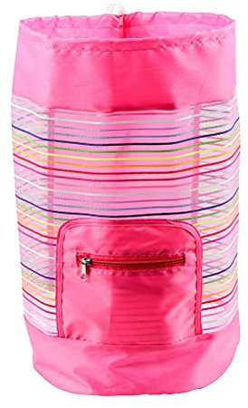 Faltbarer Strandrucksack, Sandspielzeug-Aufbewahrungstasche, Spielzeug-Sortiernetztasche Strandspiele (Rucksack)