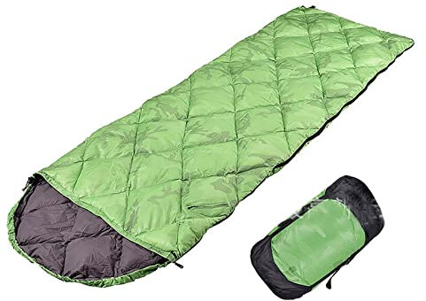 Camping-Schlafsäcke, Schlafsack, 4 Jahreszeiten, leicht, wasserdicht, warm, kompakt, für Erwachsene, Frauen, Männer, Outdoor-Camping, Wandern, Rucksackreisen, mit Kompressionsbeute