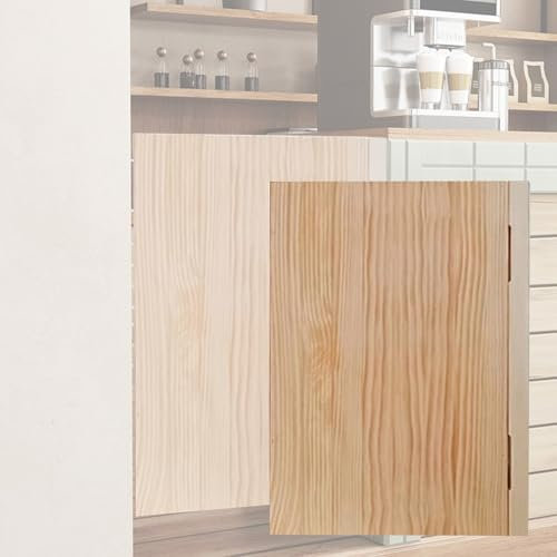 GOCHUSX Schwingtüren Innentüren Schiebetür, Schwingtor Aus Massivholz, Retro-Theken-Cafétüren, Eingangszaun-Tor-Dekoration Für Flur, Küche, Bar, Eingangstrennwand(65x80cm)